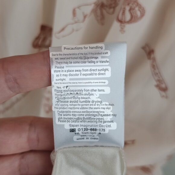 Ank Rouge Pink Cupid French Mini Dress sz M - Picture 10 of 10